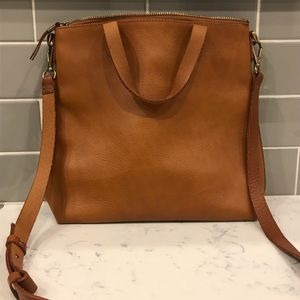 madewell zip top transport crossbody review